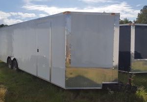 8.5x24 Enclosed Trailer